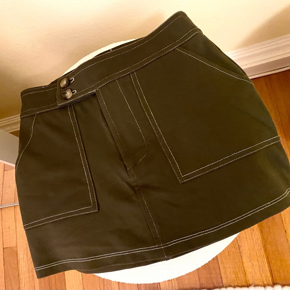 Altar’d State - Olive Green Mini Skirt in XS
